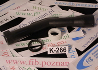 KOŃCÓWKA WĘŻA NA RURY/28MM